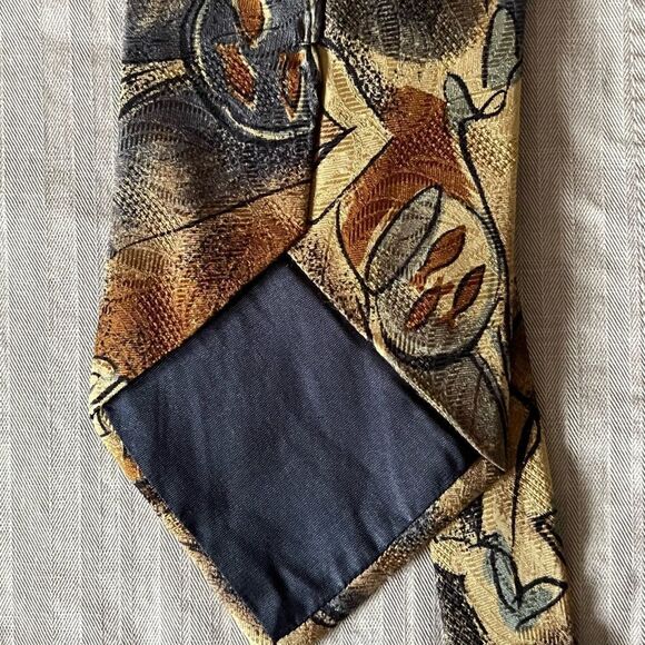 Stefano Milano Mens Silk Tie - Picture 2 of 10